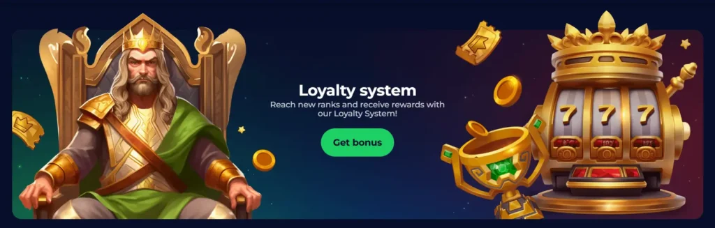 Loyalty System Banner at Nine Win