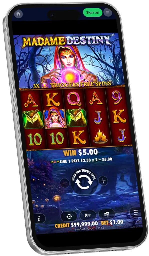 Madame Destiny Game at Nine Win App